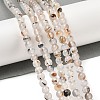 Natural Dendritic Agate Beads Strands G-A248-A07-01-1