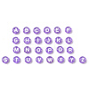 Transparent Lilac Acrylic Beads TACR-YW0001-08I-2