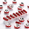 Brass Grade A Rhinestone Spacer Beads LS-RSB034NF-08-1