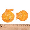 Undyed Natural Scallop Shell Big Pendants SHEL-T020-01-4