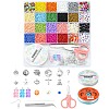 DIY Beaded Earring Bracelet Necklace Making Kit DIY-YW0006-47-1