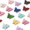 60Pcs 10 Colors Alloy Acrylic Pendants PALLOY-LS0001-02LG-5