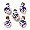 Famille Rose Porcelain Beads LAMP-I028-06C-1