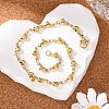 304 Stainless Steel Heart Link Bracelets LS-BJEW-M121-03G-5