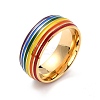 Rainbow Pride Finger Ring LS-RJEW-M140-01G-2