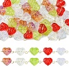 50Pcs Glass Connector Charms PALLOY-FZ00019-2
