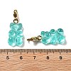 Bear Resin Pendant Decorations STAS-M092-01G-10-3