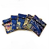 Chinese Brocade Tassel Zipper Jewelry Bag Gift Pouch ABAG-WH0005-46B-1