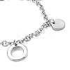 304 Stainless Steel Charm Bracelets STAS-A052-27P-2
