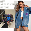 33Pcs 11 Colors Flower PVC Glitter Sequins Ornament Accessories DIY-FG0008-26-5