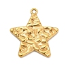 304 Stainless Steel Pendants STAS-P417-04B-G-1