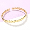Star Brass Cuff Bangles for Women BJEW-C144-01A-G-3