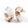 Acrylic Stud Earrings EJEW-JE03478-02-2