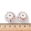 Flower Style Resin Rhinestone Beads CLAY-NH0003-05S-04-3