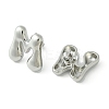 Rack Plating Brass Earrings EJEW-S222-01P-M-2