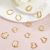 6 Pairs 6 Style 304 Stainless Steel Hoop Earrings for Women EJEW-BBC0001-96-7