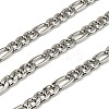 316 Surgical Stainless Steel Figaro Chains CHS-H114-09B-P-1
