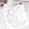 PET Hollow Out Drawing Painting Stencils DIY-WH0391-0214-3