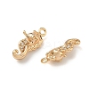 Ocean Style Brass Micro Pave Cubic Zirconia Pendants KK-A280-01A-G-2