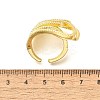 Brass Micro Pave Cubic Zirconia Cuff Rings for Women RJEW-F176-01G-3