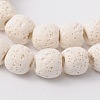 Natural Lava Rock Bead Strands G-L435-03-10mm-11-1