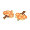 Alloy Enamel Pendants FIND-C037-11G-2