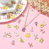 2Sets Alloy Enamel Pendants ENAM-CJ0005-55-7