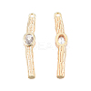 Brass Pave Cubic Zirconia Pendants KK-N232-482B-1