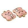 Printed Alloy Pendants ENAM-L042-07G-04-3