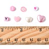 DIY Heart Letter Beads Findings Kit DIY-FS0009-98-5