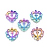 Ion Plating(IP) 201 Stainless Steel Pendants STAS-N098-102M-2