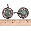 Natural Green Aventurine Pendants G-Q158-03-08-3