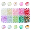 200Pcs 10 Colors Frosted Baking Paint Glass Beads DGLA-YW0001-43-1