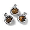 Natural Tiger Eye Pendants G-A298-02P-10-1