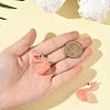 Opaque Resin Pendants RESI-YW0004-71B-01-4
