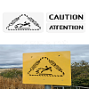 Caution Attention PET Out Drawing Painting Stencils Sets DIY-WH0416-0041-8