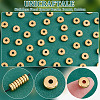 40Pcs Ion Plating(IP) 304 Stainless Steel Spacer Beads STAS-UN0059-33-5