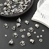 50Pcs Tibetan Style Alloy Bead Caps FIND-YW0009-09-4