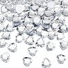 60Pcs Heart Acrylic Rhinestone Stick-On Cabochon TACR-FG0001-15B-1