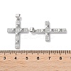 Rack Plating Brass Micro Pave Cubic Zirconia Pendants KK-Z039-04P-3