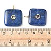 Dyed Natural Lapis Lazuli Pendants G-H318-02G-04-3