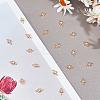 20Pcs Brass Pave Clear Cubic Zirconia Connector Charms KK-GO0001-67-6