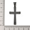 304 Stainless Steel Pendants STAS-D110-22EB-3