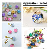 75pcs 5 Styles 304 Stainless Steel Bead Cap Pendant Bails STAS-CD0001-14-7