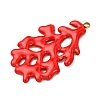 304 Stainless Steel Enamel Pendants STAS-B112-01G-06-2