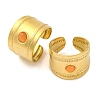 304 Stainless Steel Open Cuff Rings LS-RJEW-K261-03G-1