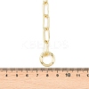 Brass Paperclip Chain Y Lariat Necklaces NJEW-H087-06E-G-5