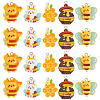 20Pcs 5 Styles  Bee Theme Opaque Resin Pendants RESI-SC0003-48-1