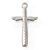 Anti-Tarnish 304 Stainless Steel Pendants STAS-P369-01P-1