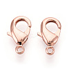 Brass Lobster Claw Clasps KK-YW0004-01C-RG-1